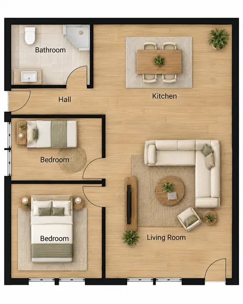 Furnished 2D