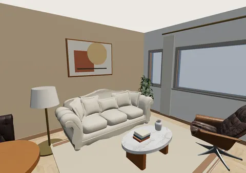 Room 1 (furnished) in Casa Umbral, Furnished model render