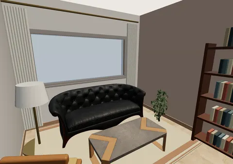 Room 1 (furnished) in Casa Eje, Furnished model render