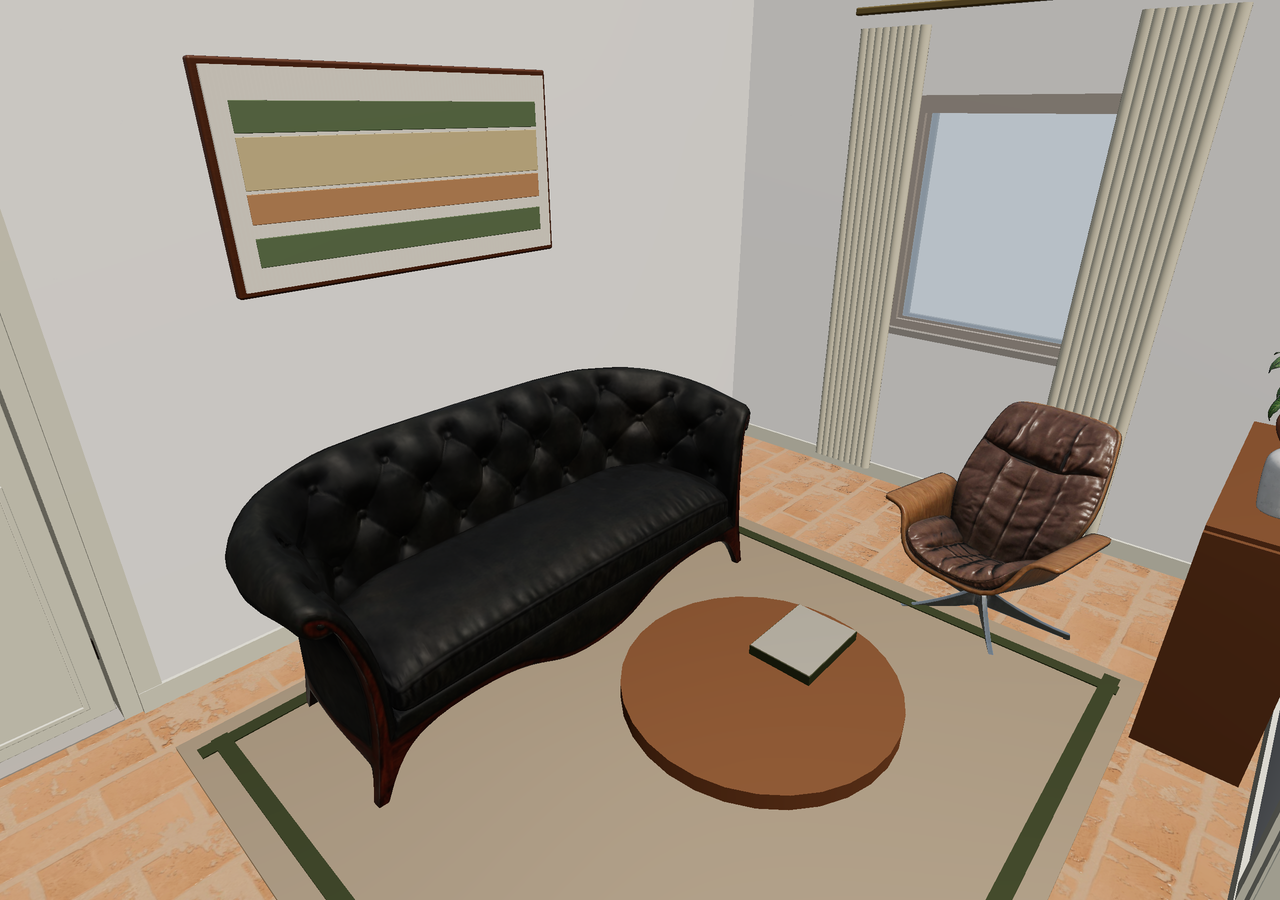 Room 3 (furnished) · Con muebles