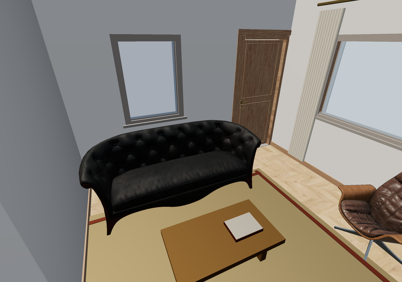 Room 3 (furnished) · Con muebles