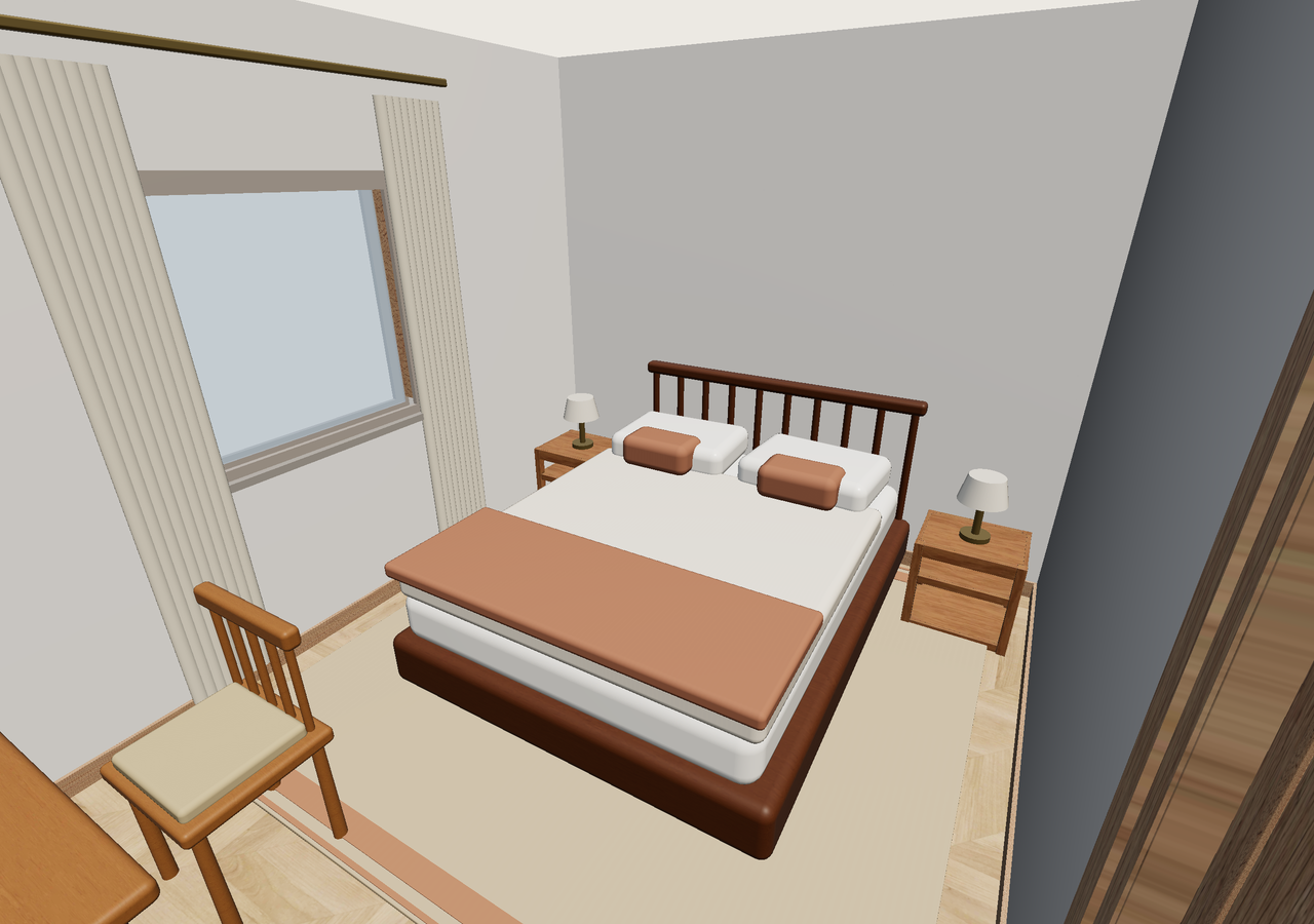 Room 2 (furnished) · Con muebles