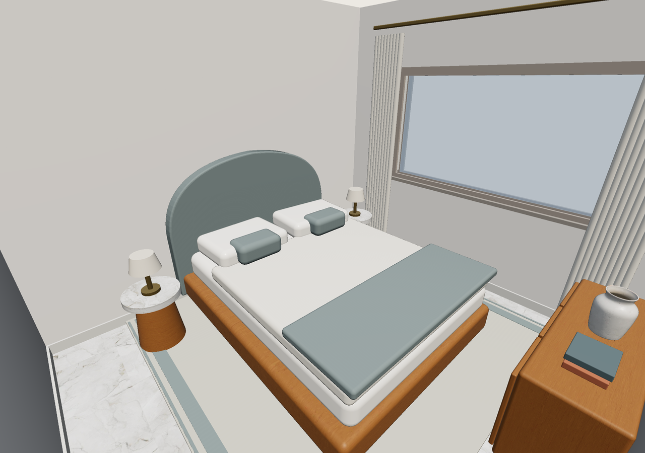 Room 3 (furnished) · Con muebles