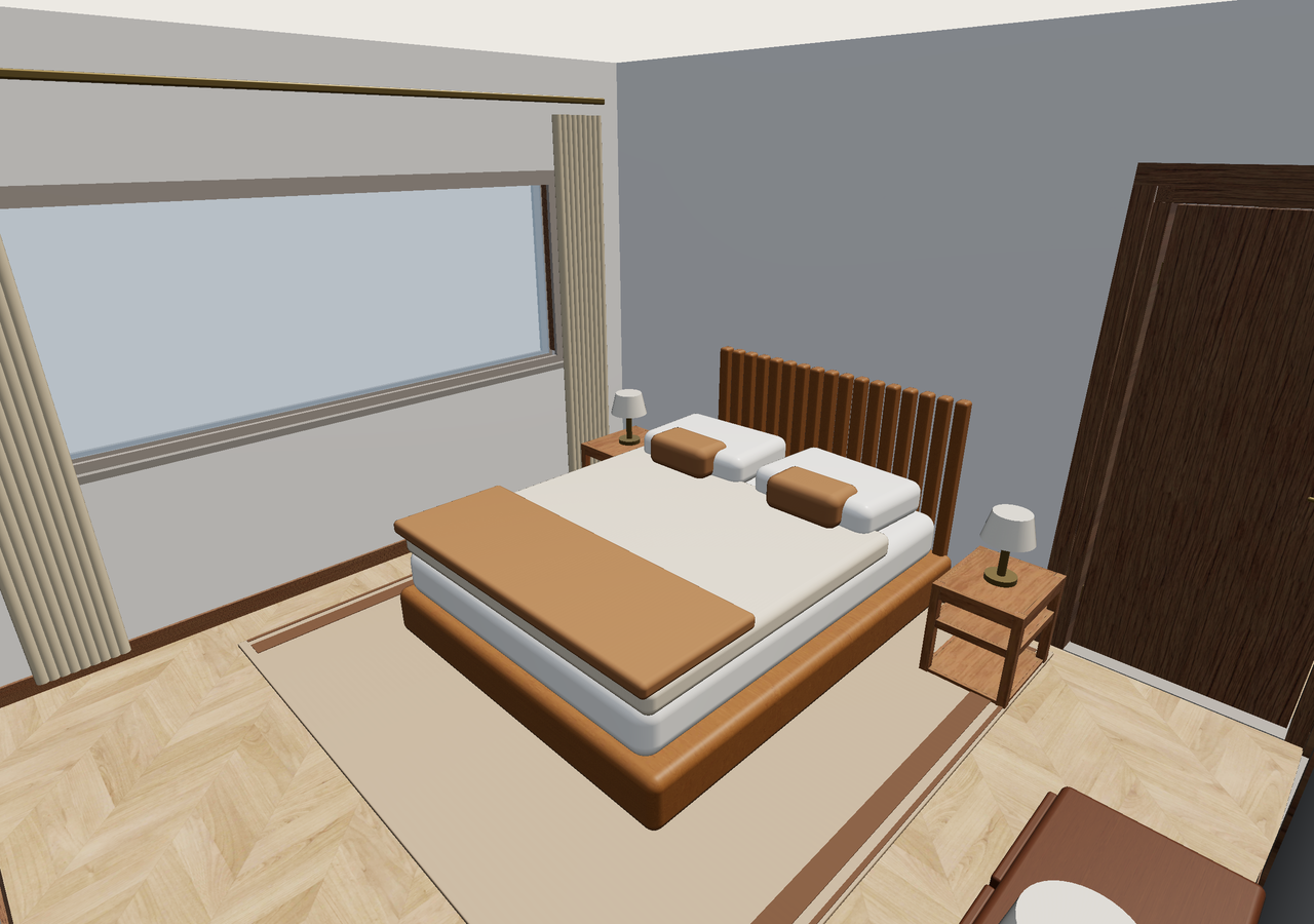 Room 1 (furnished) · Con muebles