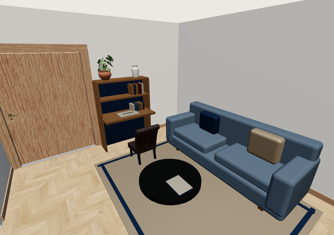 Room 3 (furnished) · Con muebles
