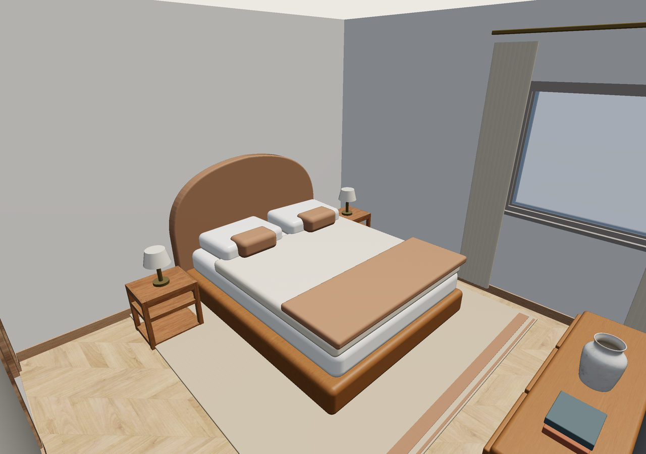 Room 2 (furnished) · Con muebles