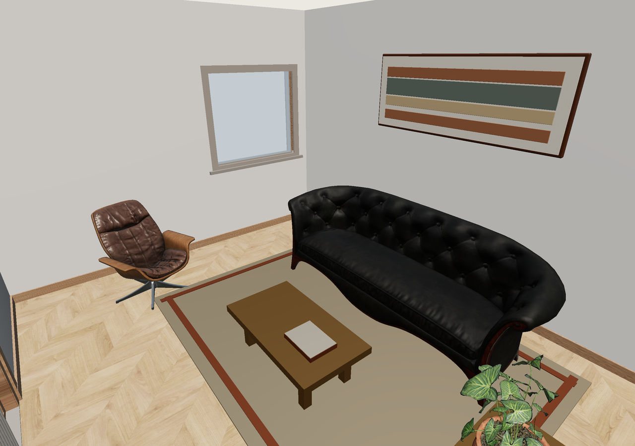 Room 1 (furnished) · Con muebles