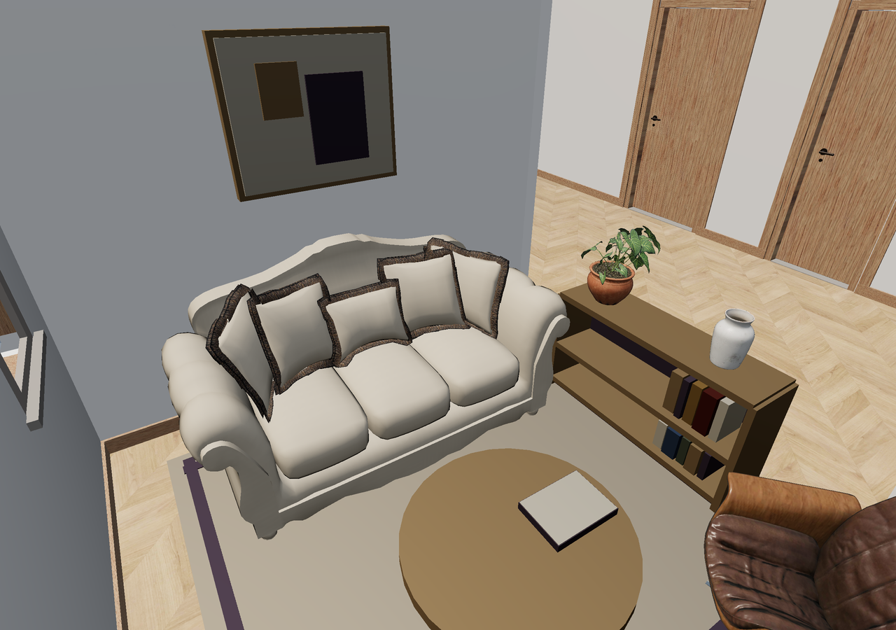 Room 4 (furnished) · Con muebles