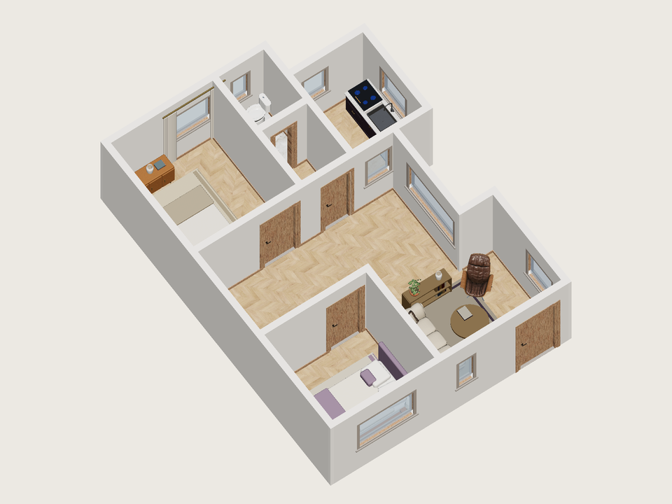 Toda la vivienda · Con muebles