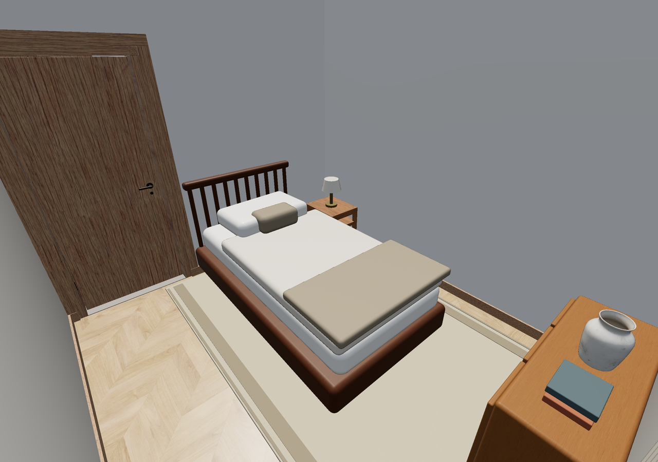 Room 2 (furnished) · Con muebles