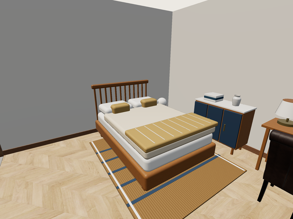 Room 2 (furnished) · Con muebles