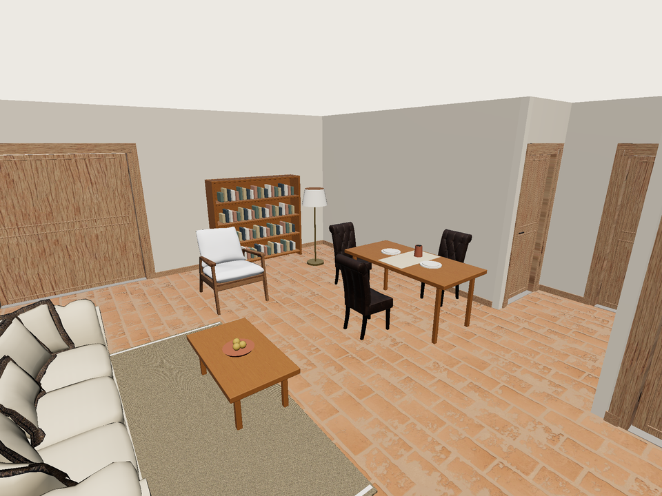 Room 3 (furnished) · Con muebles