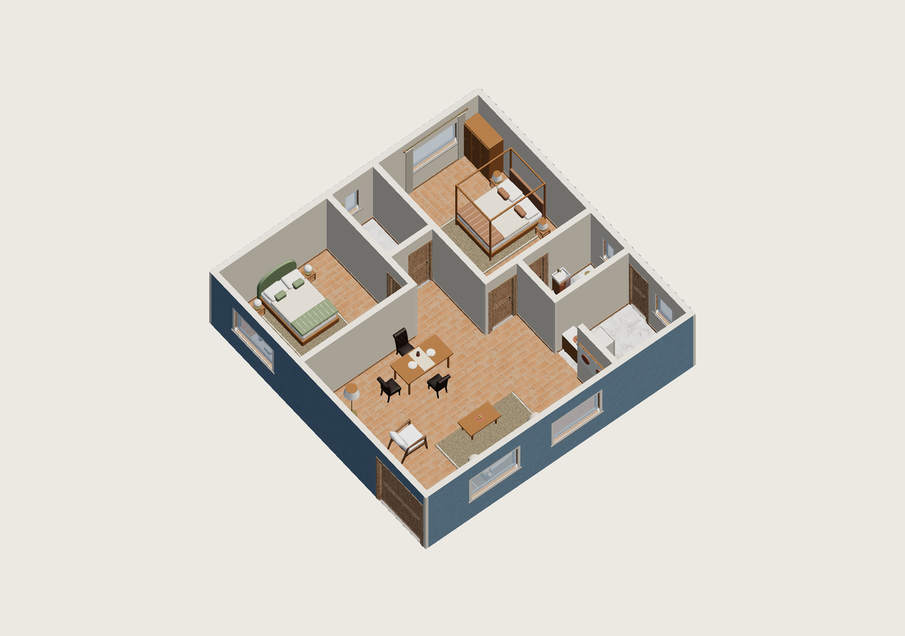 Toda la vivienda · Con muebles