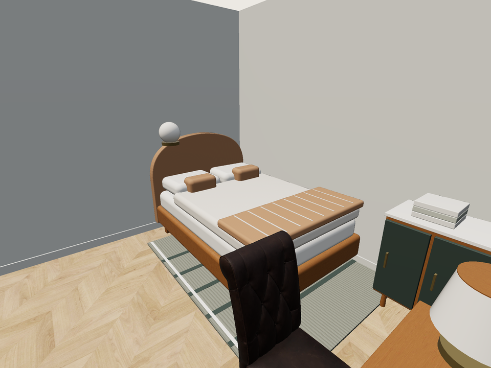 Room 1 (furnished) · Con muebles