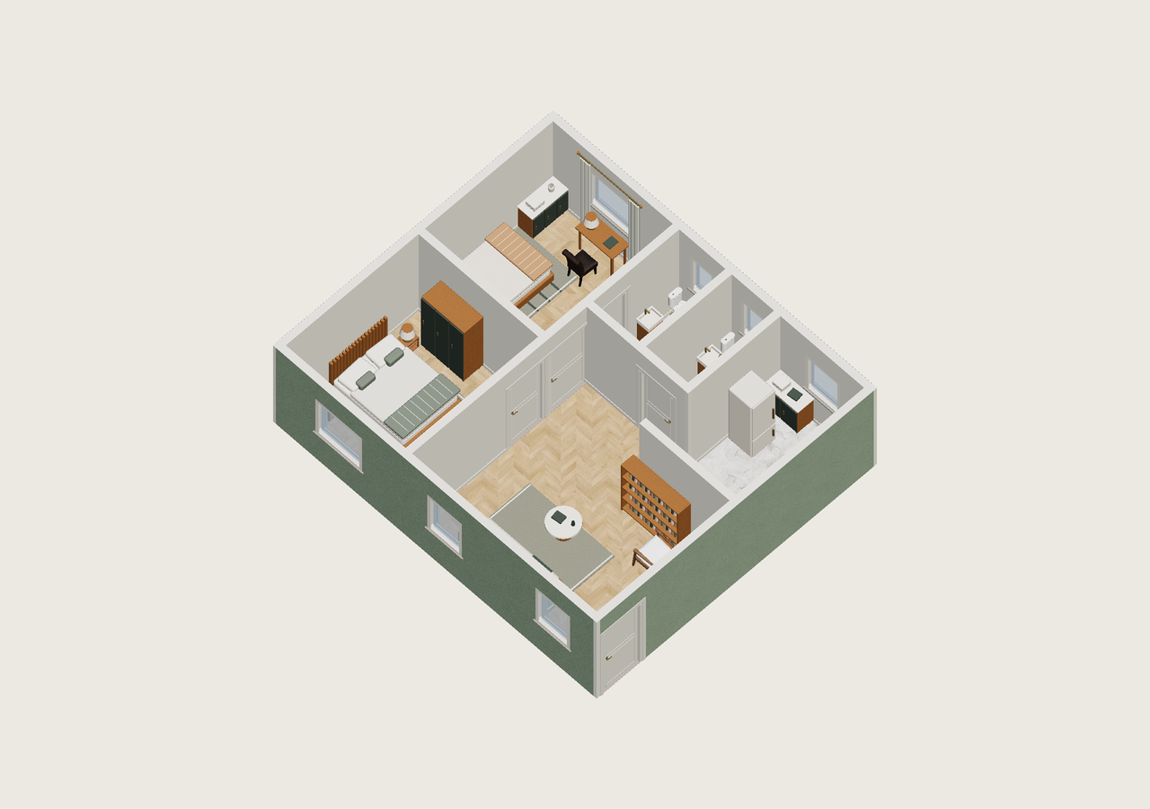 Toda la vivienda · Con muebles