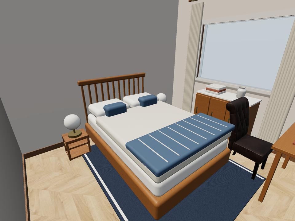 Room 2 (furnished) · Con muebles