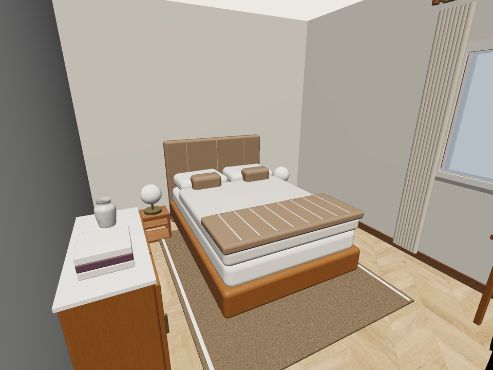 Room 3 (furnished) · Con muebles