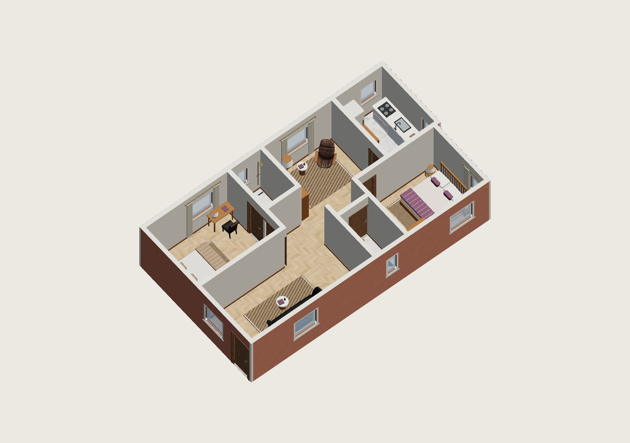 Toda la vivienda · Con muebles