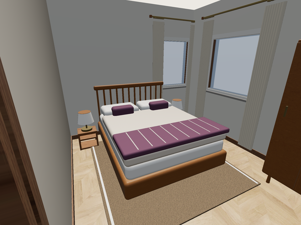 Room 2 (furnished) · Con muebles