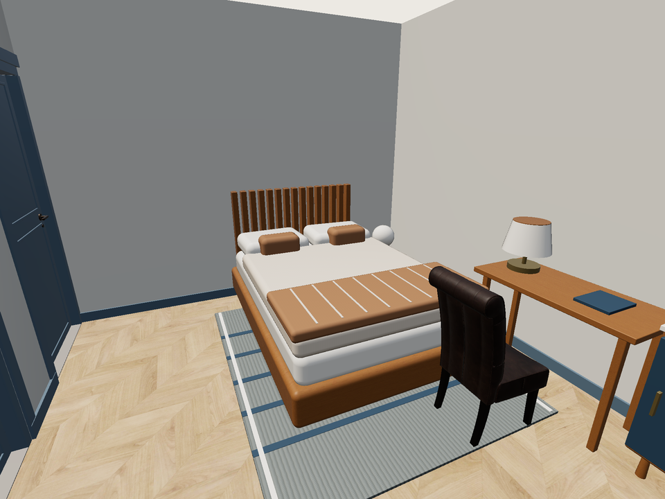 Room 1 (furnished) · Con muebles