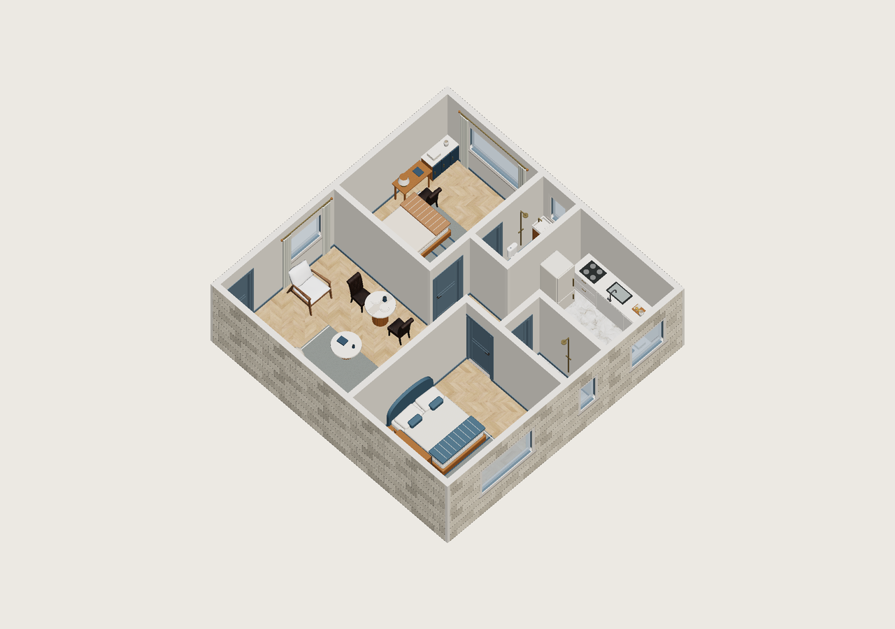 Toda la vivienda · Con muebles