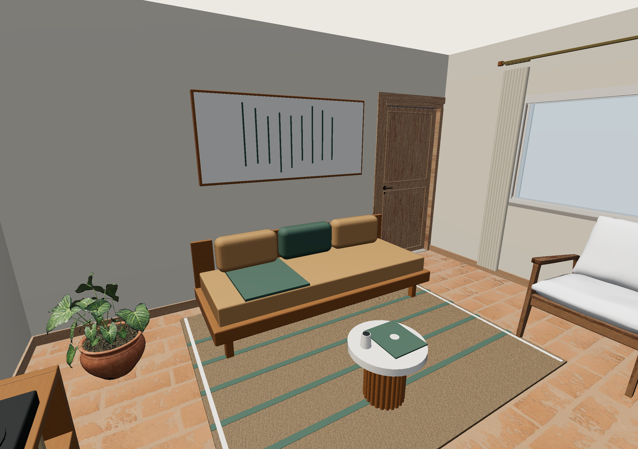 Room 4 (furnished) · Con muebles