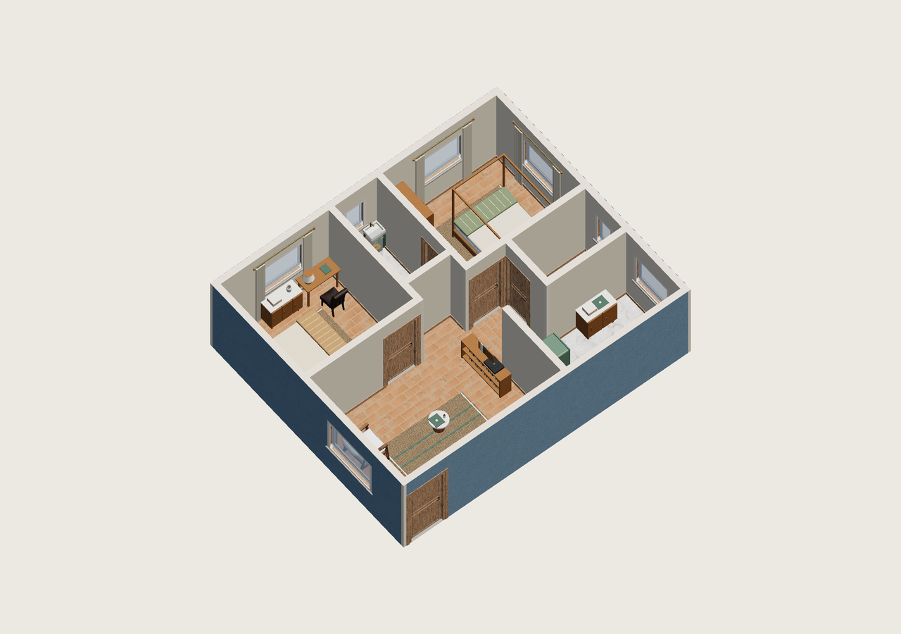 Toda la vivienda · Con muebles