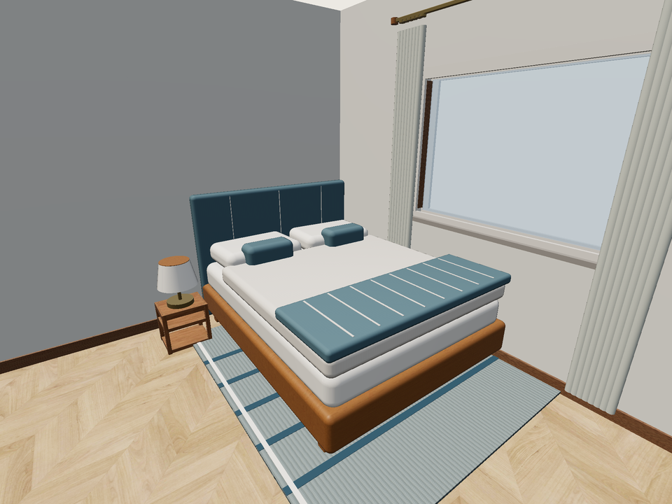 Room 2 (furnished) · Con muebles