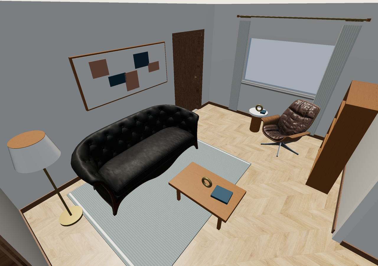 Room 4 (furnished) · Con muebles