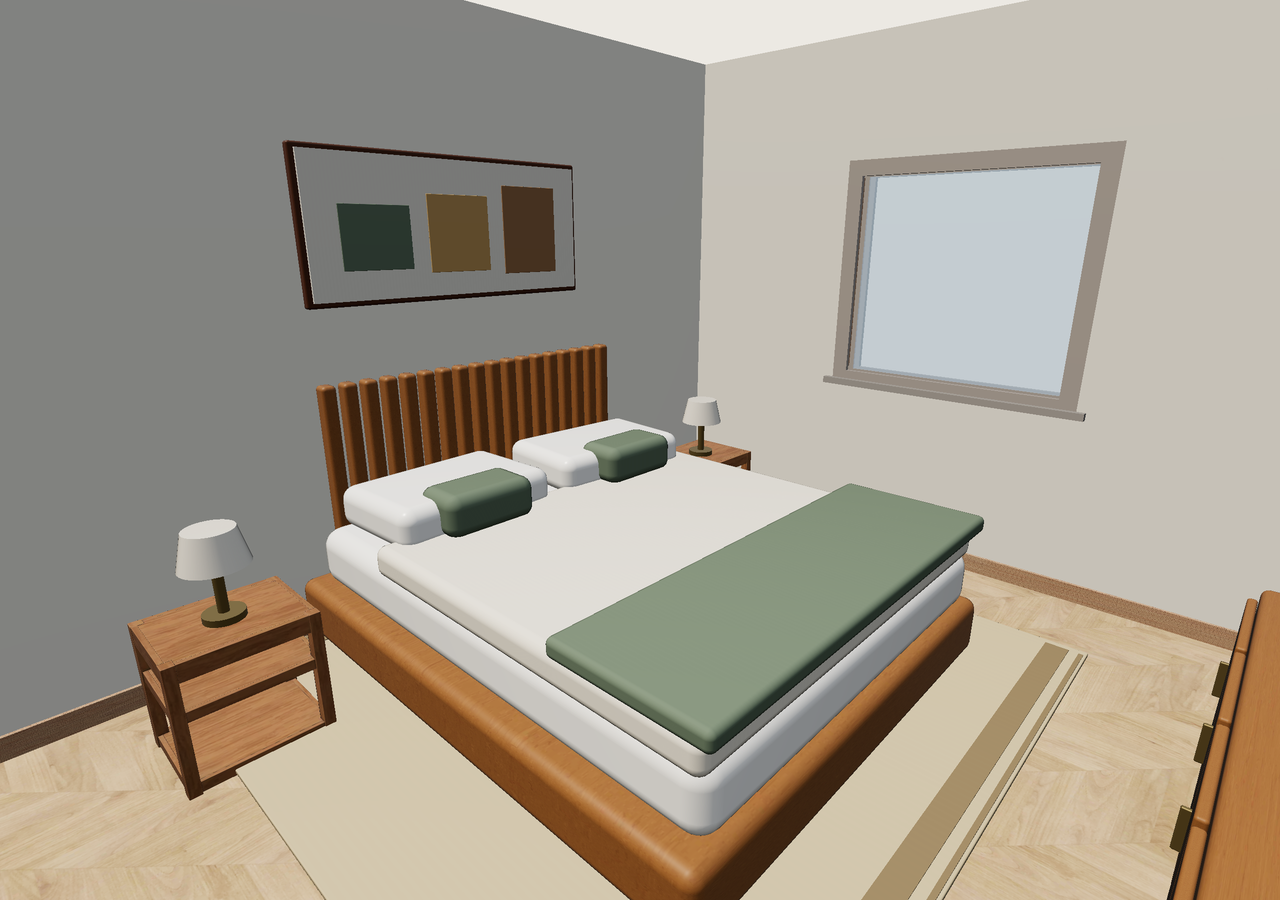 Room 2 (furnished) · Con muebles