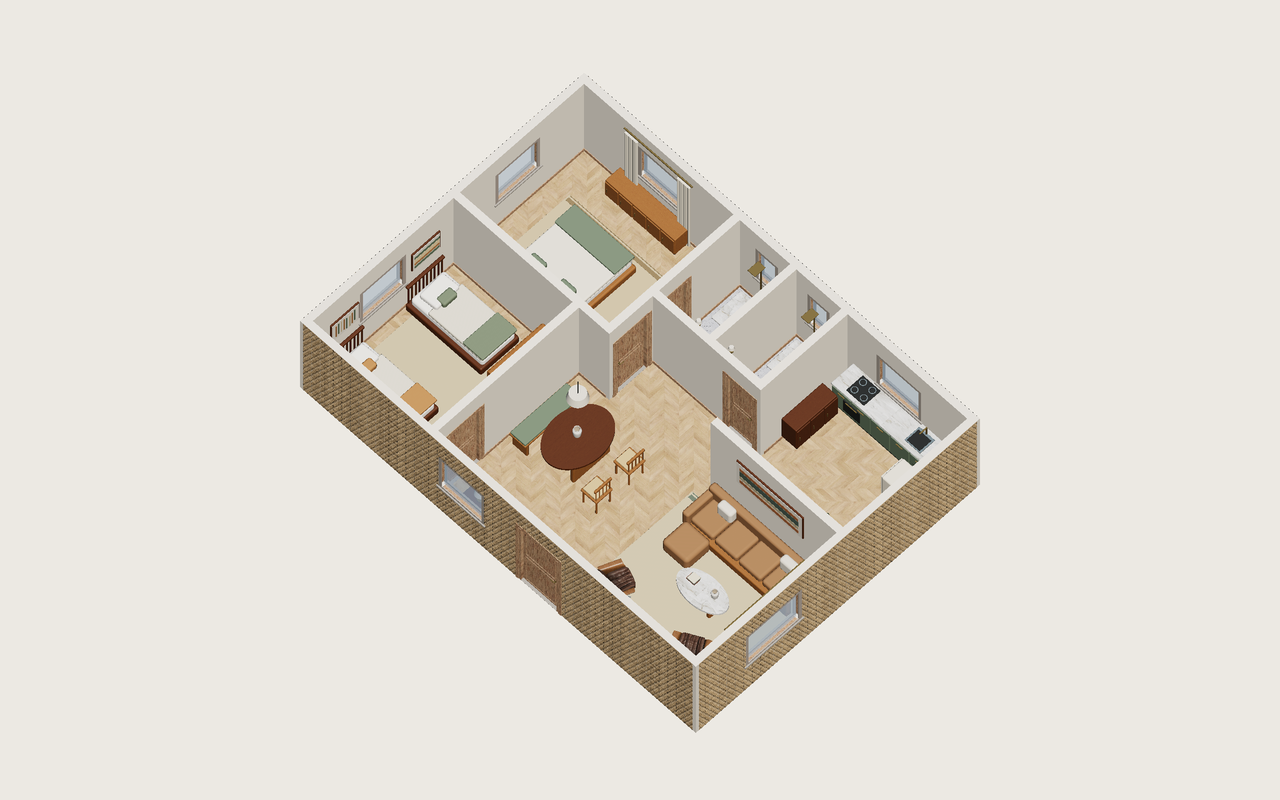 Toda la vivienda · Con muebles