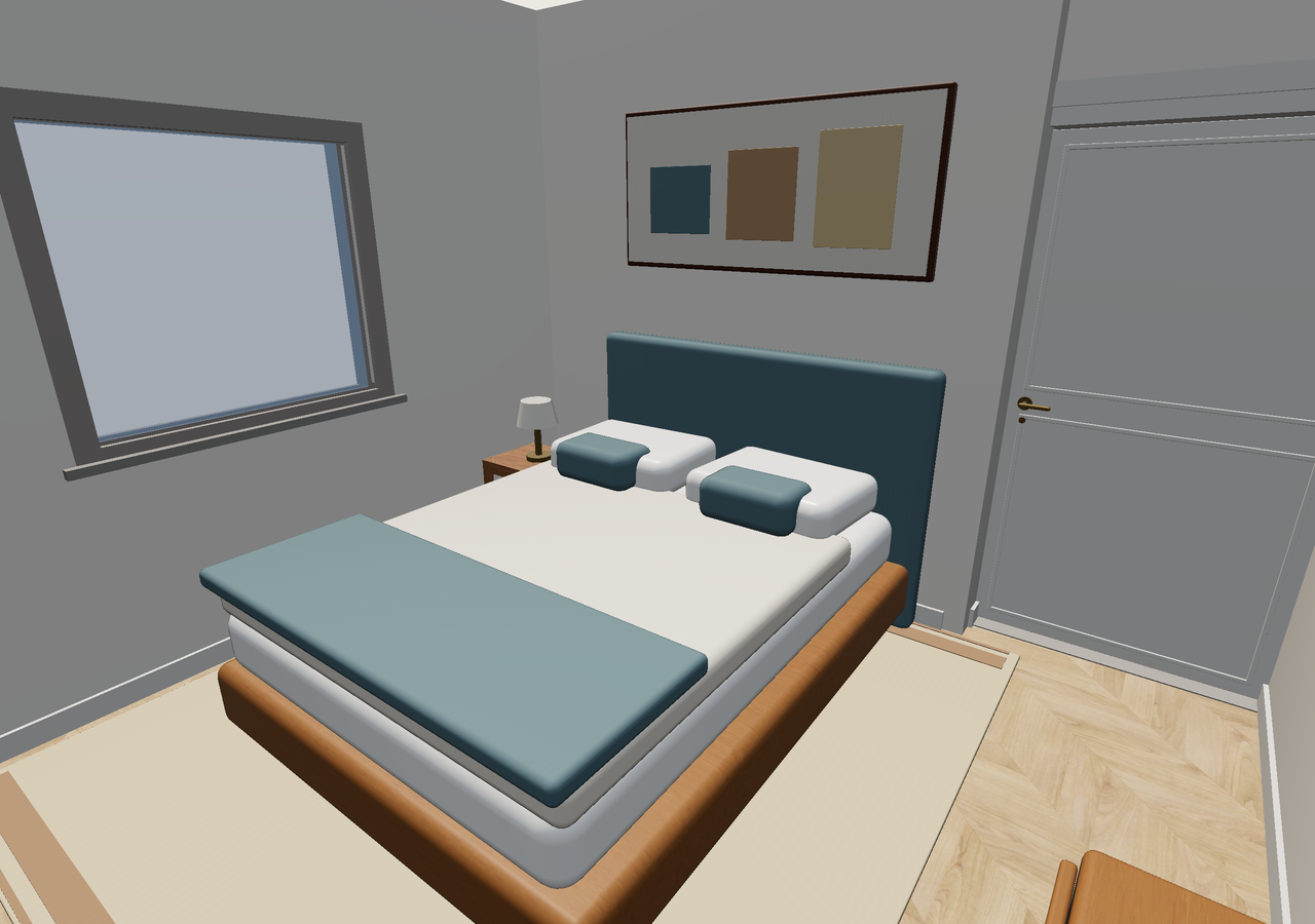 Room 1 (furnished) · Con muebles