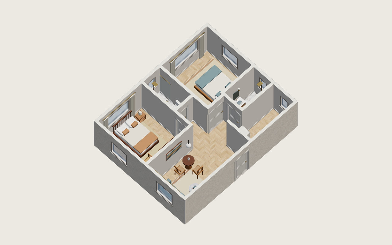 Toda la vivienda · Con muebles