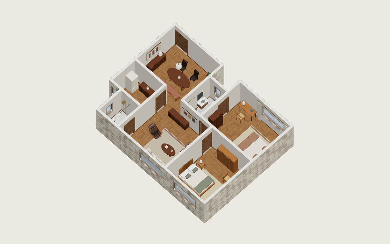 Toda la vivienda · Con muebles