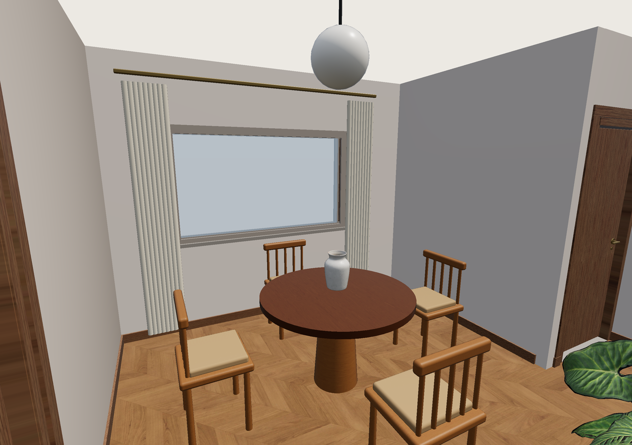 Room 1 (furnished) · Con muebles