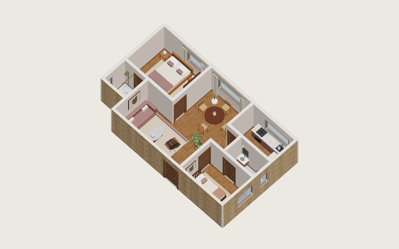 Toda la vivienda · Con muebles