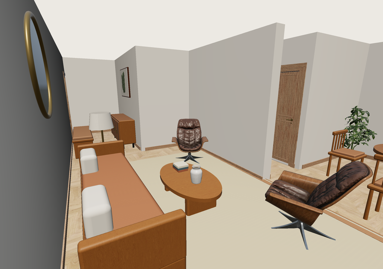 Room 1 (furnished) · Con muebles