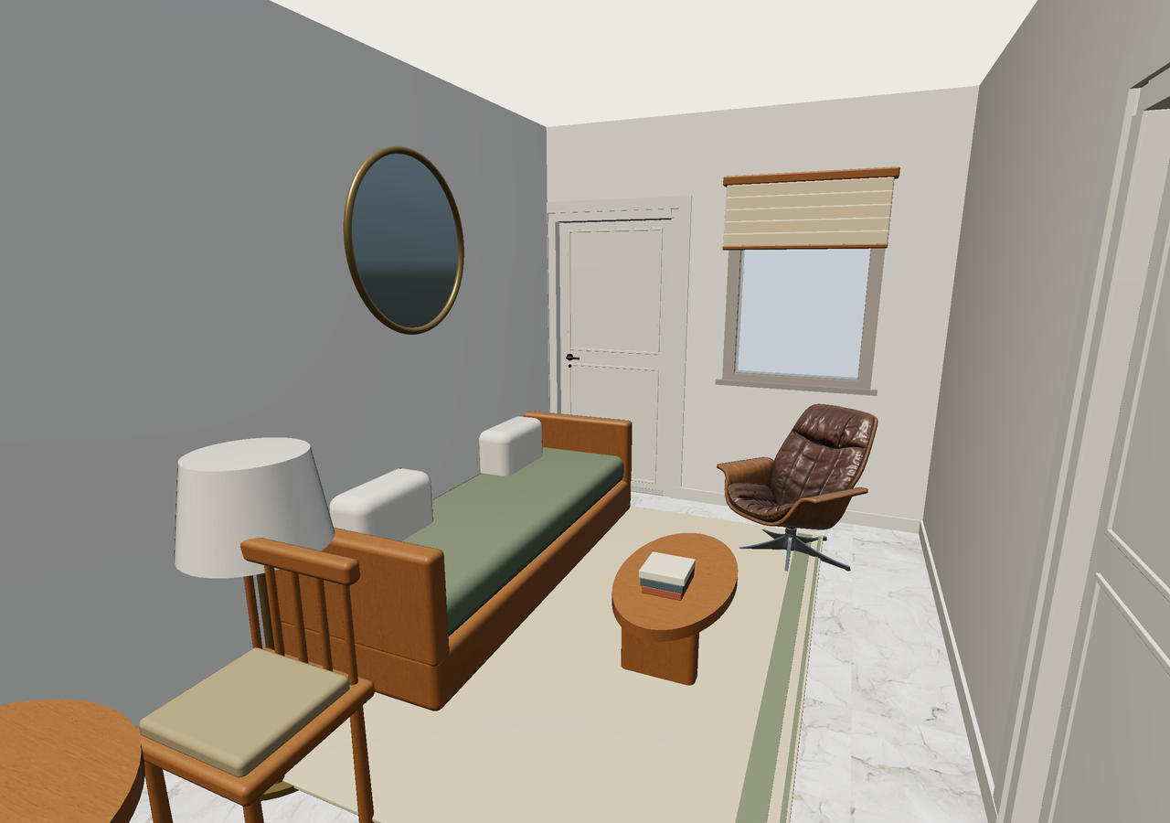 Room 2 (furnished) · Con muebles