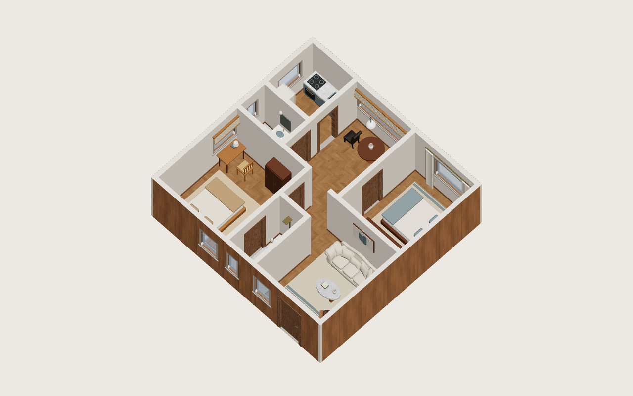 Toda la vivienda · Con muebles