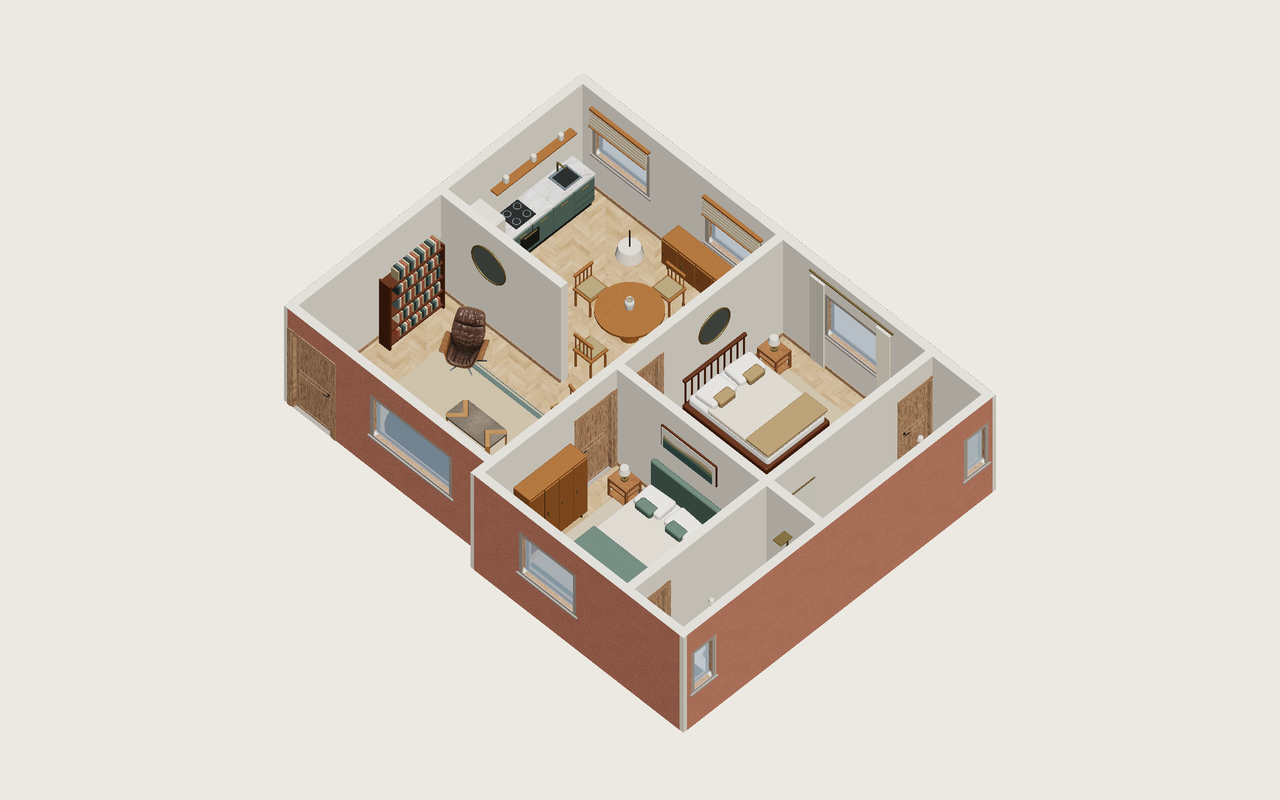 Toda la vivienda · Con muebles