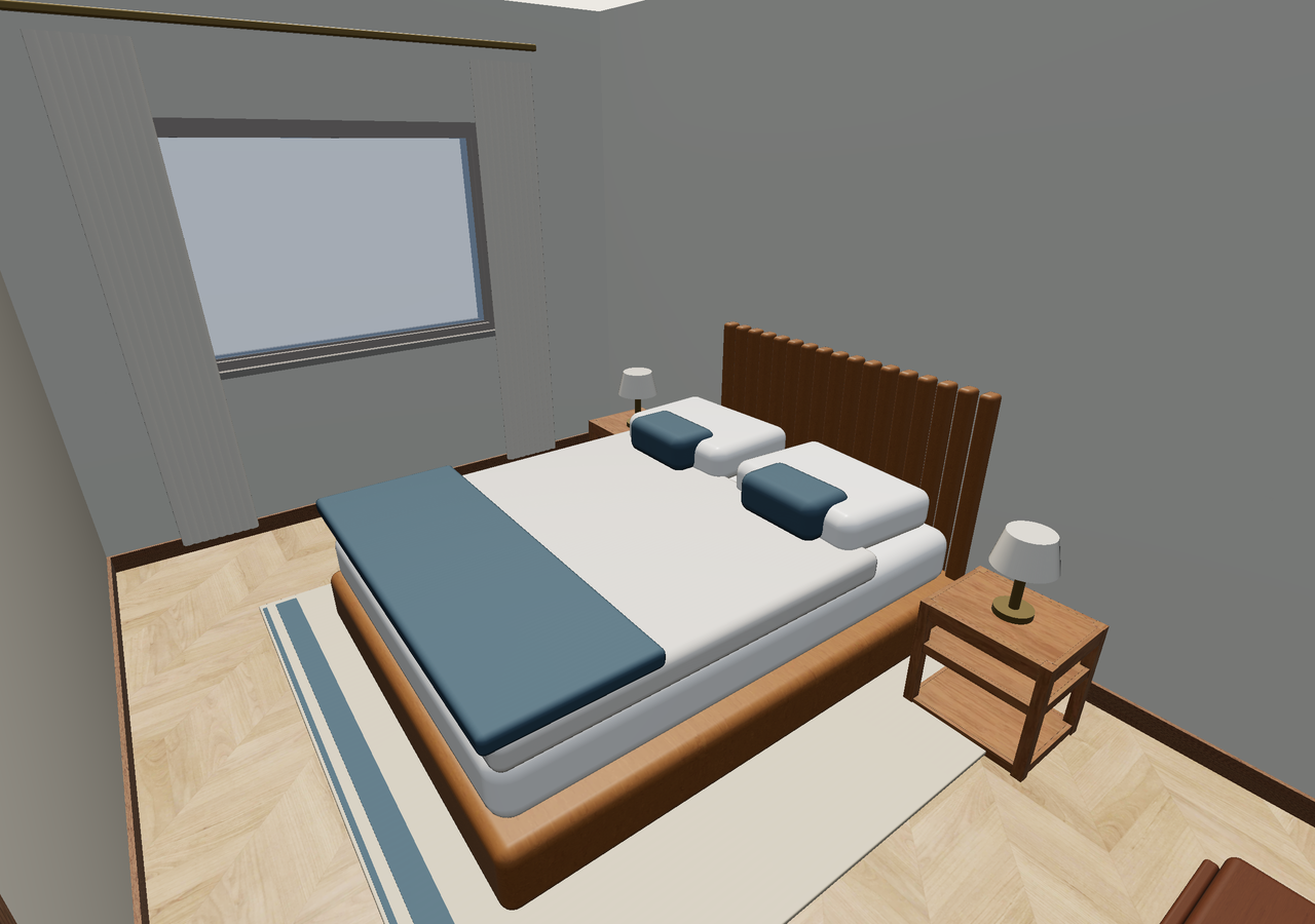 Room 1 (furnished) · Con muebles