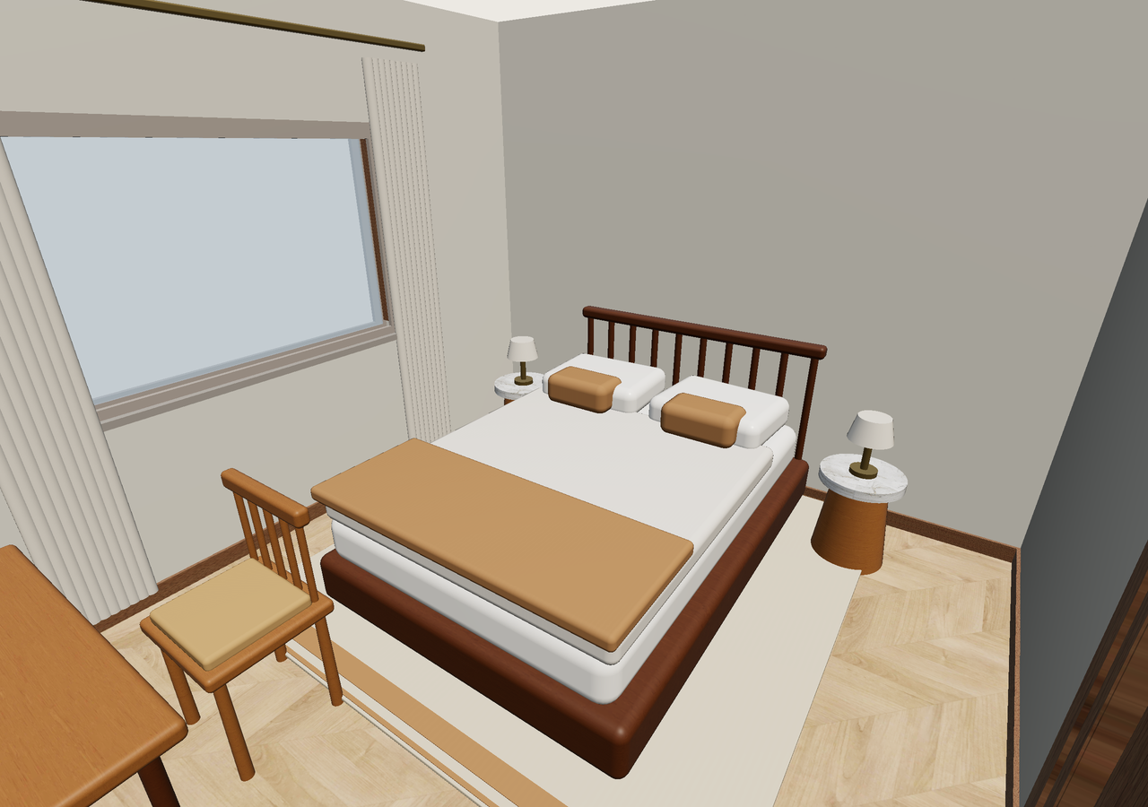 Room 2 (furnished) · Con muebles