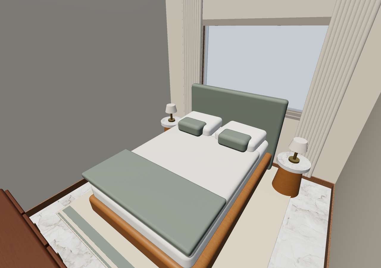 Room 1 (furnished) · Con muebles