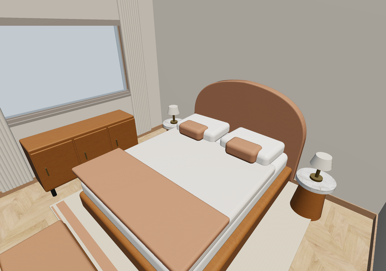 Room 3 (furnished) · Con muebles