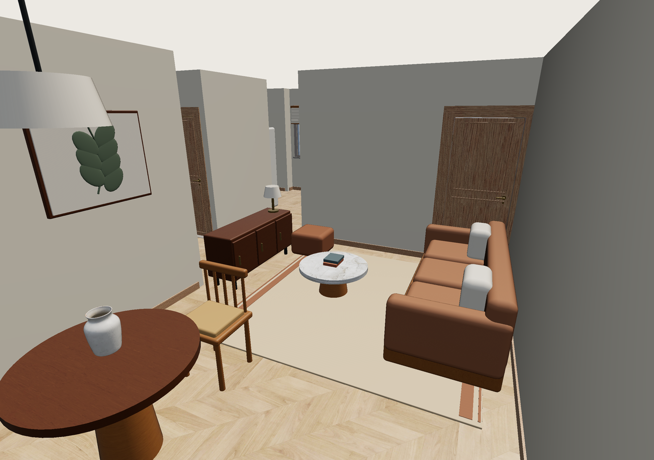 Room 3 (furnished) · Con muebles