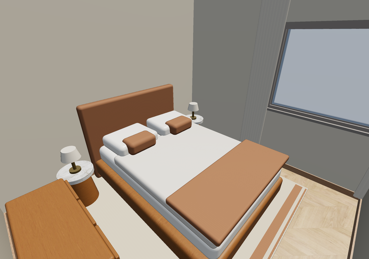 Room 1 (furnished) · Con muebles