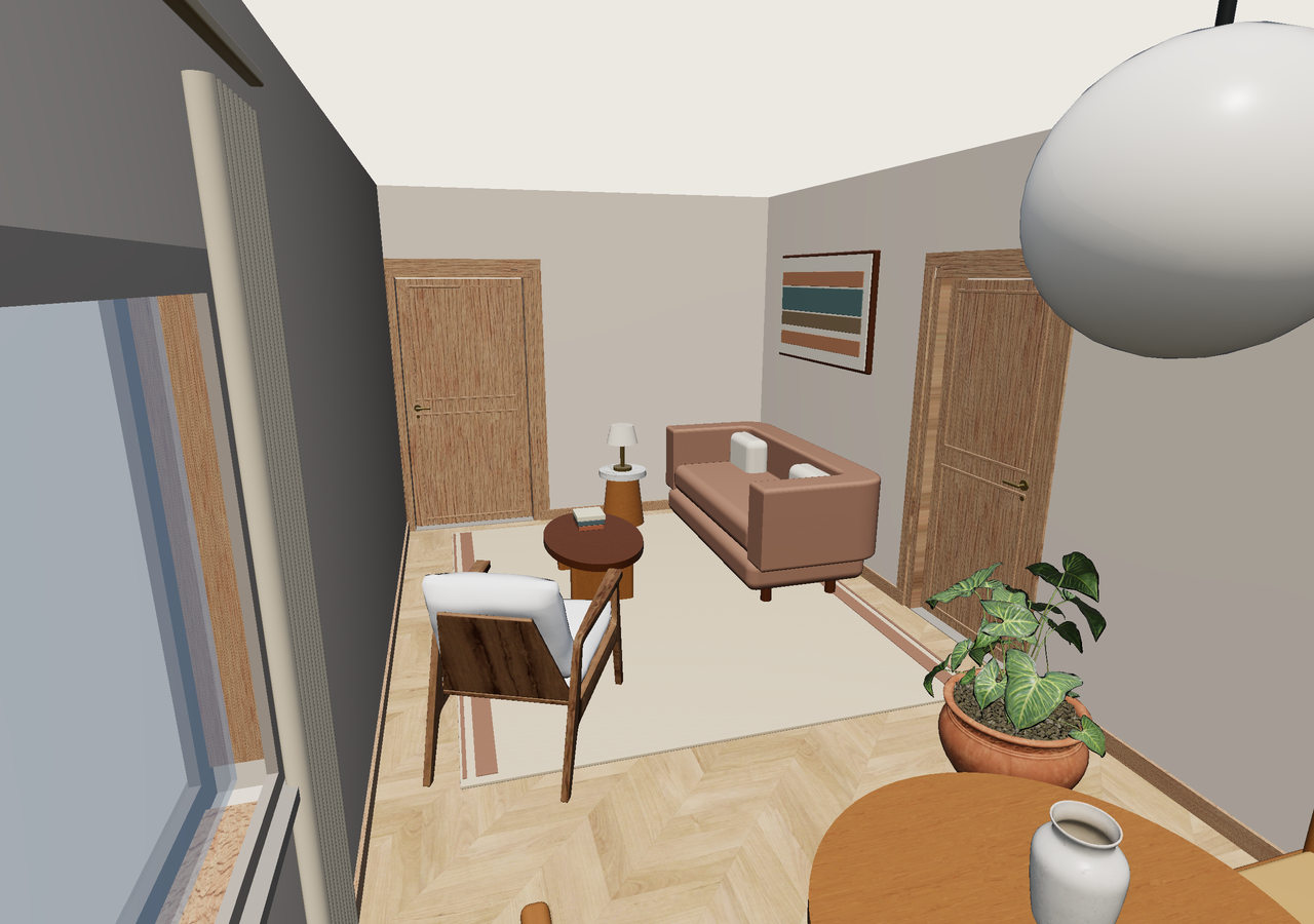 Room 2 (furnished) · Con muebles