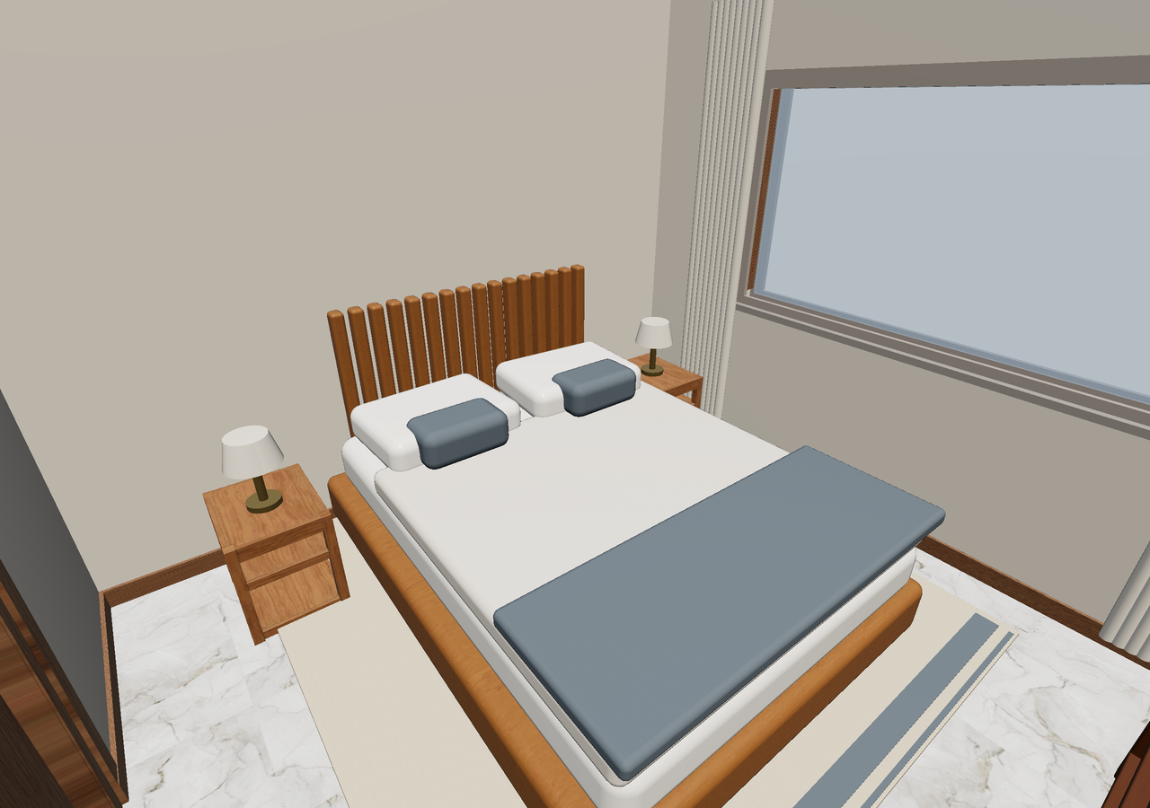 Room 1 (furnished) · Con muebles