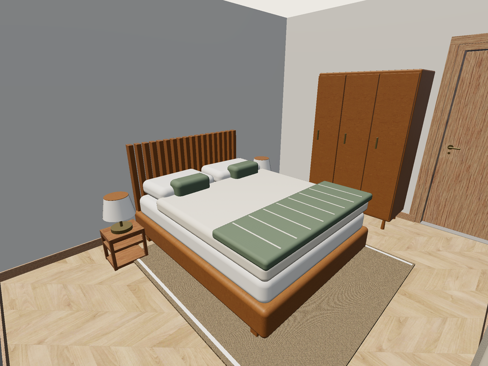 Room 3 (furnished) · Con muebles