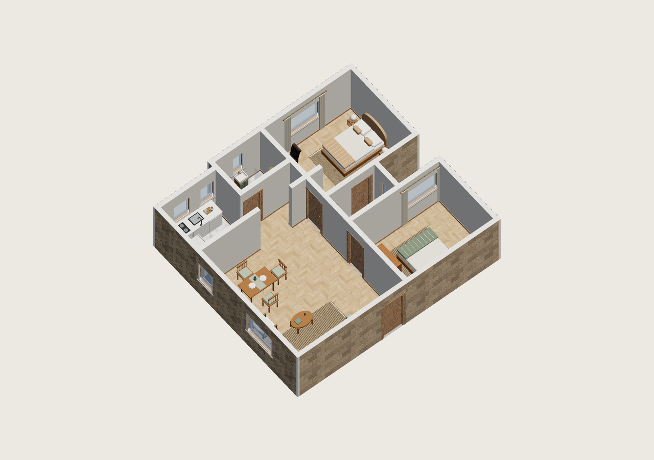 Toda la vivienda · Con muebles